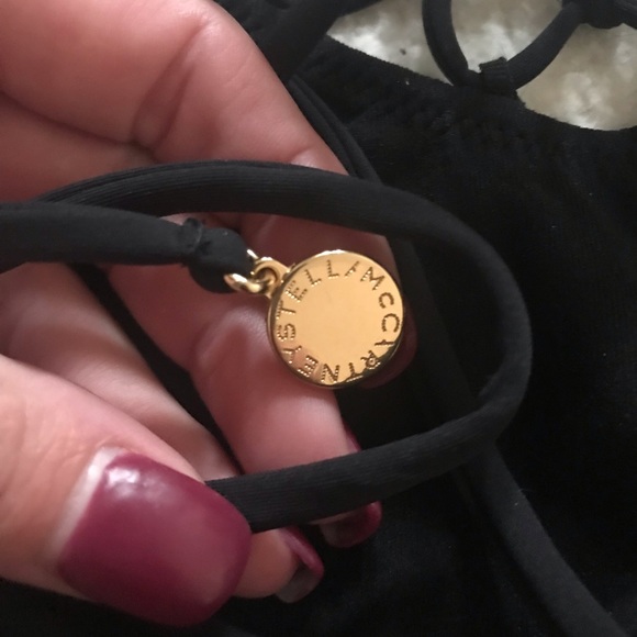 NWT | Stella McCartney | Black Mesh One Piece Swimsuit Size Small - Picture 8 of 11